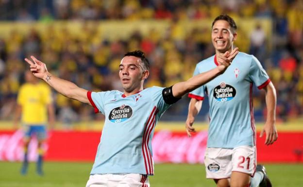 Iago Aspas y el Celta aplastan al Las Palmas