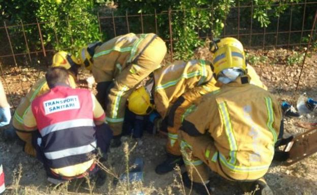 Un motorista fallece en un accidente en la AP-7 a la altura de Gata