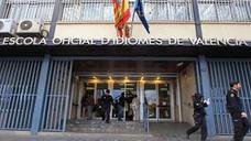 Incendio en la Escuela Oficial de Idiomas de Valencia