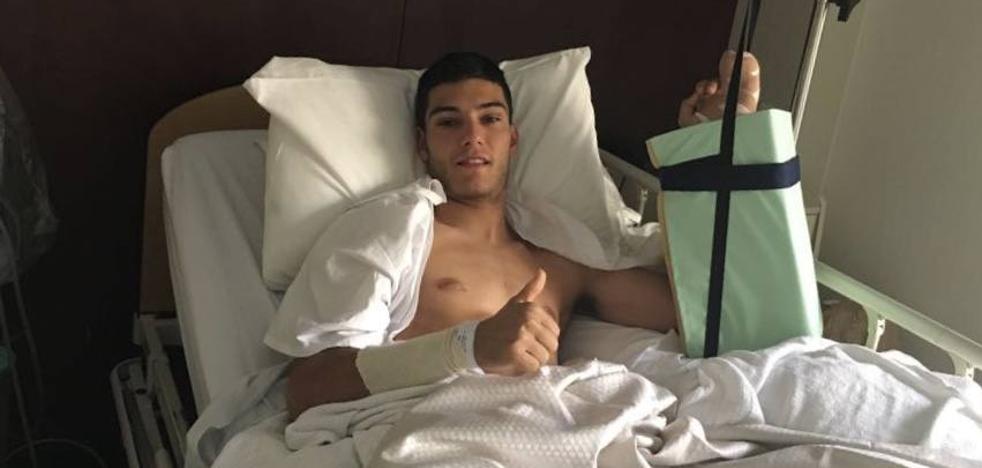 Jorge Navarro, baja para la carrera de Moto2 del GP de Malasia