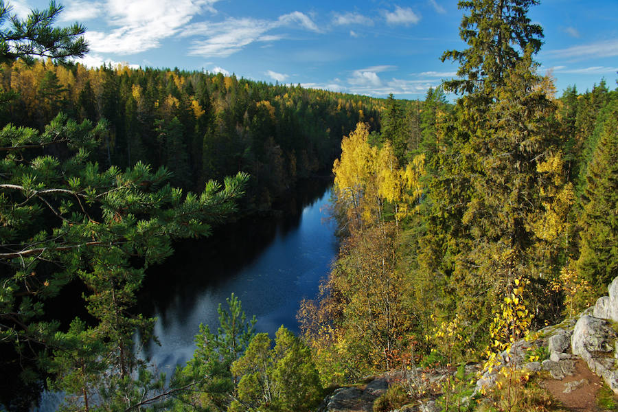 Fotos del otoño en Finlandia