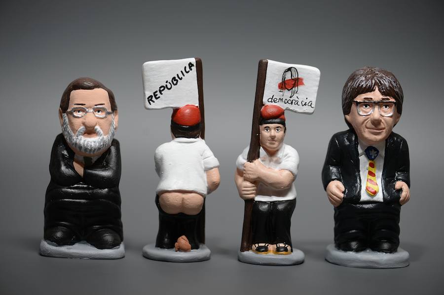 Fotos de los 'caganers' más populares para la Navidad 2017-2018