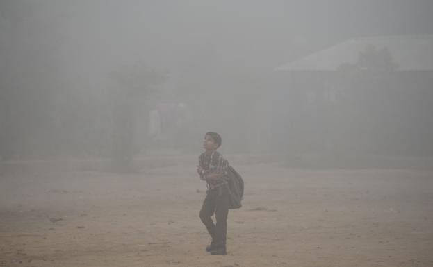 Cierran todas las escuelas de Nueva Delhi debido a la contaminación