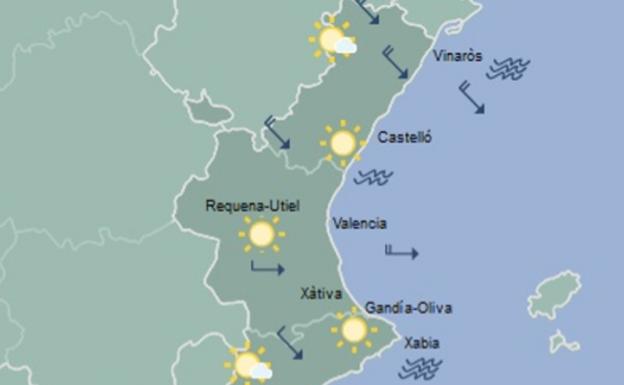 Tiempo estable y temperaturas en ascenso el fin de semana