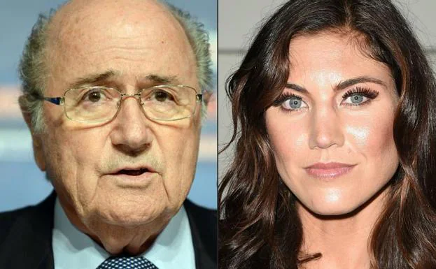 Blatter tacha de «ridícula» la acusación de abuso sexual a Hope Solo