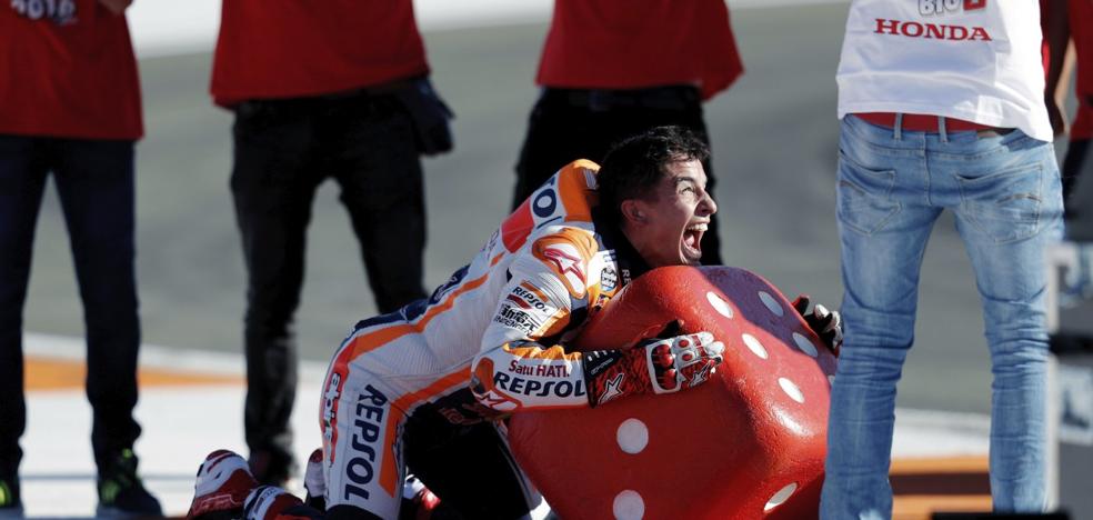Cheste es el pasillo de Marc Márquez