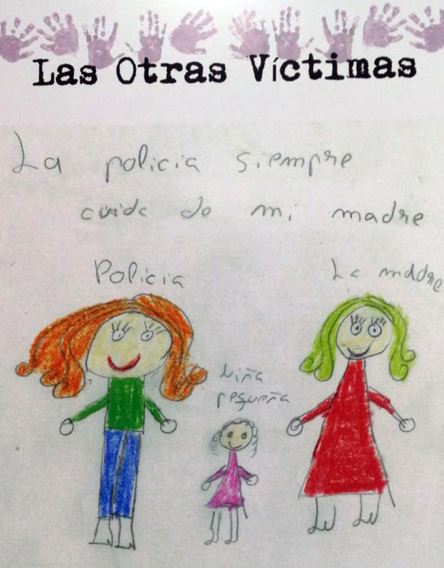 La violencia, en el lápiz de los hijos de las víctimas