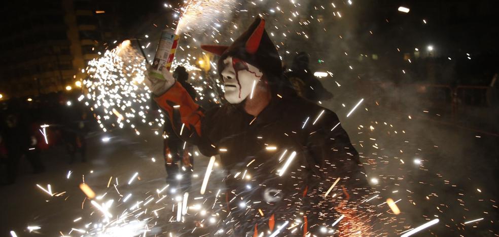 La Generalitat celebró el correfoc que dañó la Basílica sin autorización
