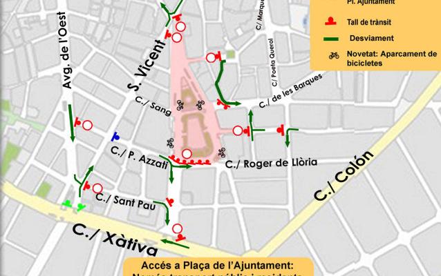 Calles cortadas en Valencia el domingo 26 de noviembre por el Igual-ment Fest y la XVII Vuelta a Pie Solidaria ‘Es Posible’