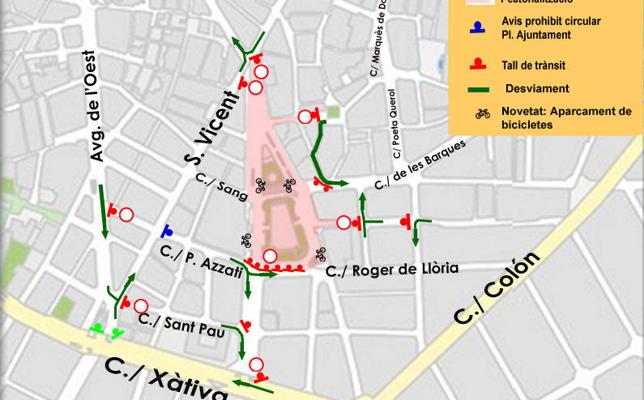 Calles cortadas en Valencia el sábado 25 de noviembre por la marcha del Día Internacional contra la Violencia de Género