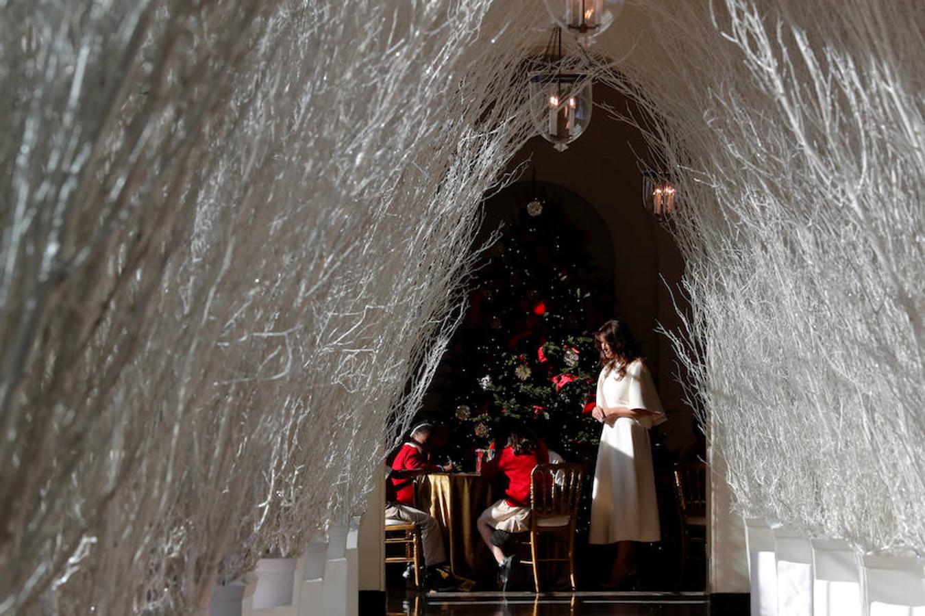 La excesiva decoración navideña de la Casa Blanca de Melania