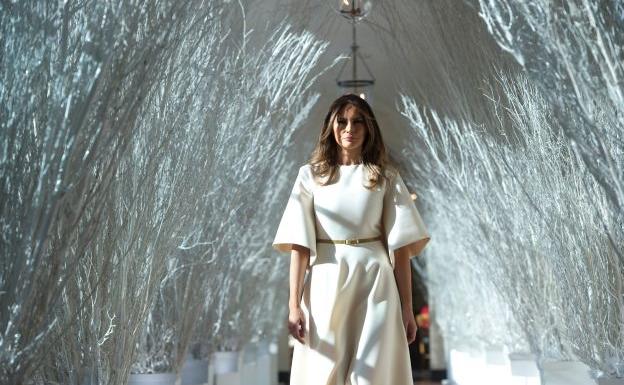 La excesiva decoración navideña de la Casa Blanca de Melania