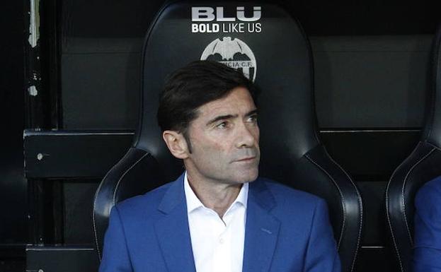 Marcelino: «Yo vi entrar el balón de Messi»