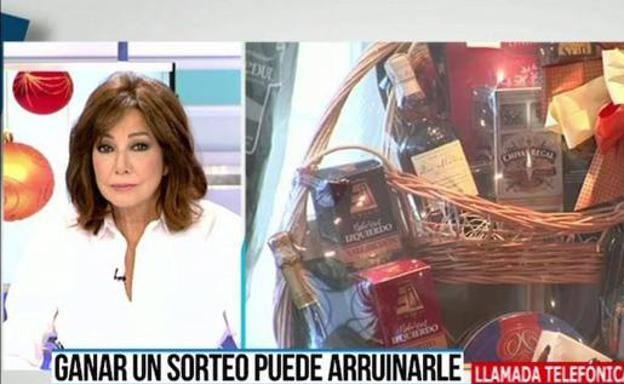 Gana una cesta de Navidad y tiene que pagar a Hacienda