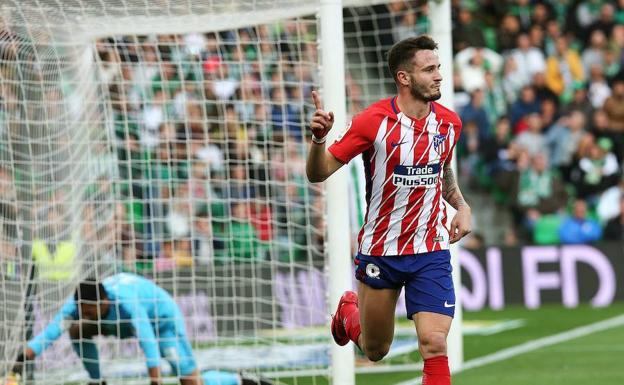 Saúl mantiene el pulso del Atlético