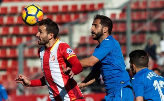 El Girona mira a Europa tras el gol de Stuani ante el Getafe