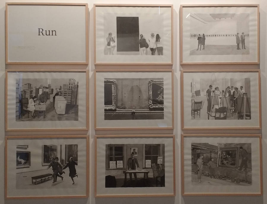 Fotos de las primeras compras de arte de Cultura