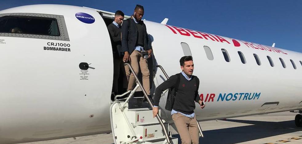 El Levante ya está en Barcelona para jugar los octavos de la Copa