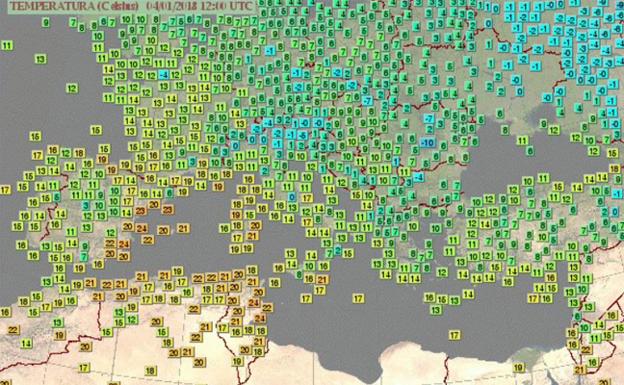 La Comunitat registra la temperatura más alta de toda Europa y el norte de África