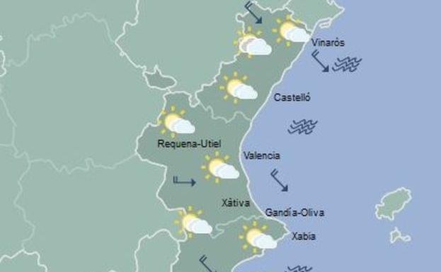 El viento amainará mañana en la Comunitat