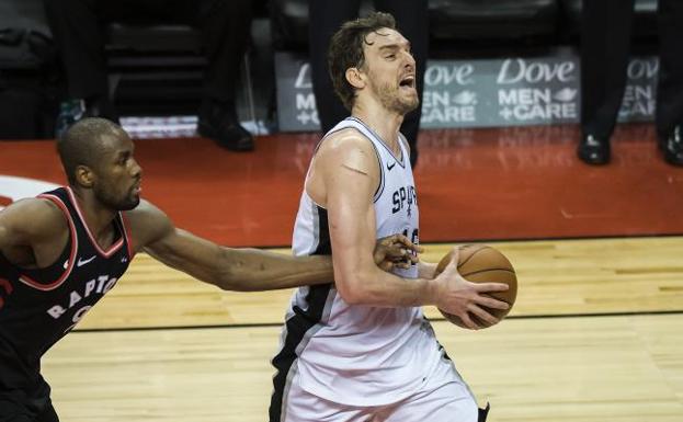 Los Raptors pueden con los Spurs de Gasol