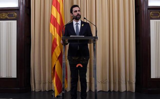 Roger Torrent propone a Puigdemont como candidato a la presidencia de la Generalitat