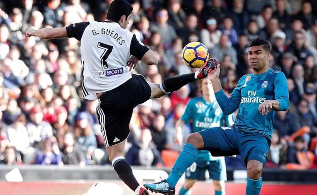 Guedes, Kondogbia y Garay, ausentes