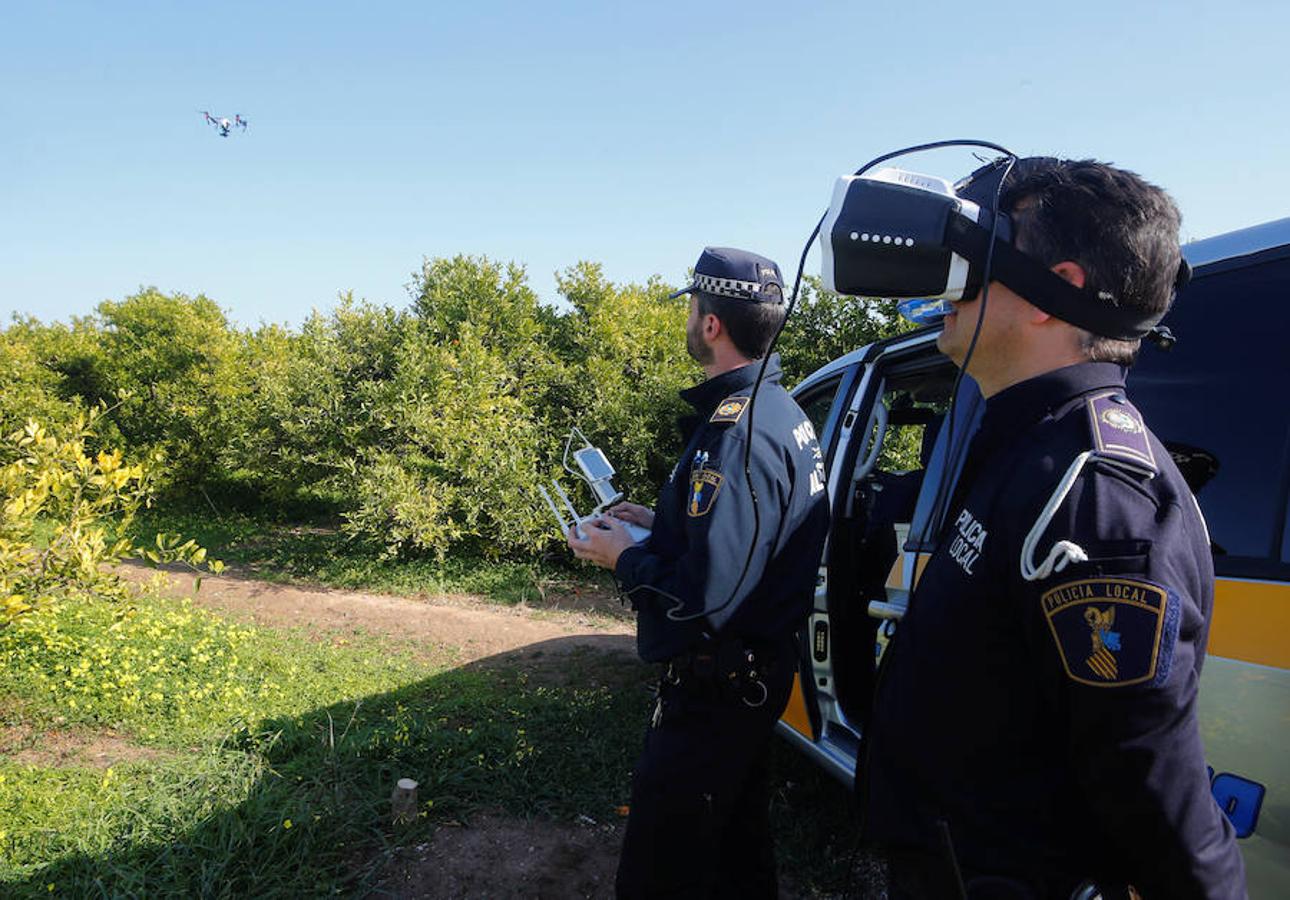 Fotos del dron de la Policía Local de Algemesí