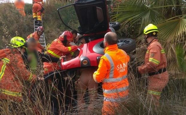 Rescatan de un accidente a la abuela de Alginet que se sacó el carnet a los 84 años