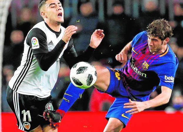 La entrada de Sergi Roberto rompe a Pereira por un mes