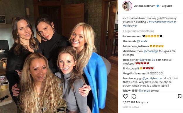 Una reunión de las Spice Girls abre la puerta a la vuelta del grupo