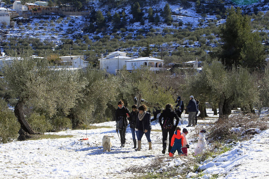 Fotos de la nieve en la Comunitat Valenciana