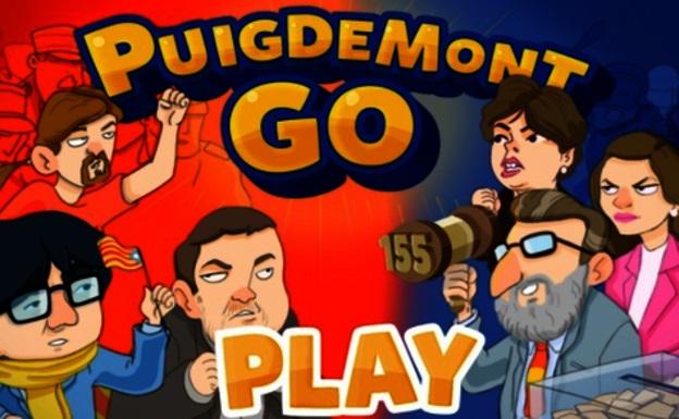 Puigdemont ya tiene videojuego: llega 'Puigdemont Go!'