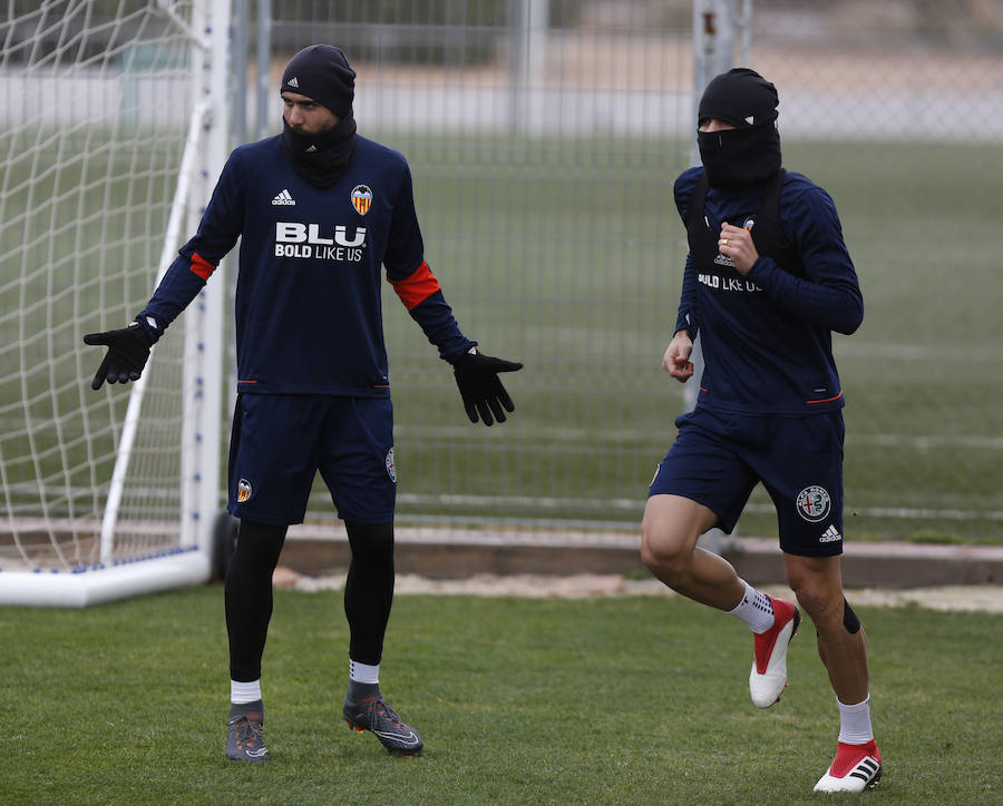 Fotos del entrenamiento del Valencia CF