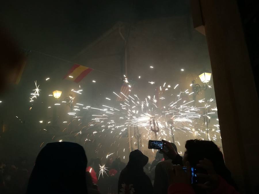 Fotos del correfoc en Campanar