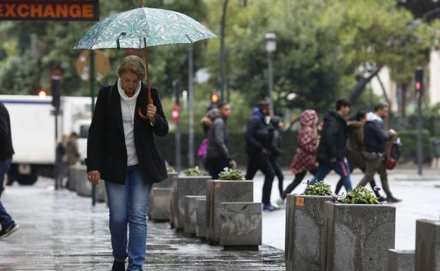 Tiempo en la Comunitat: sábado de lluvias ocasionales que continuarán hasta el domingo