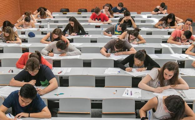 Los alumnos valencianos sacan una nota media de 6,17 en castellano en Selectividad, por debajo de la media