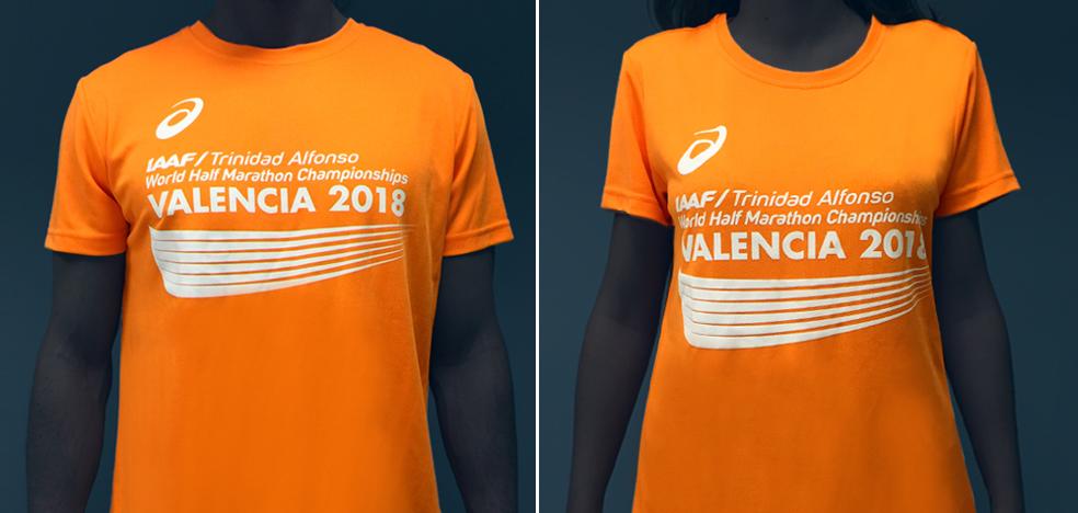 Así es la camiseta del Mundial de Media Maratón Valencia 2018