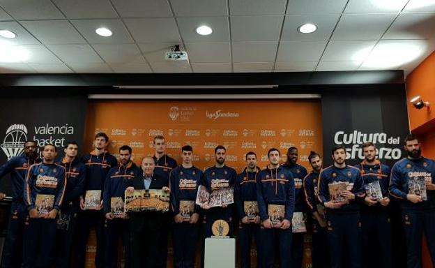 El Valencia Basket presenta el Trofeo al Esfuerzo y el libro de su histórico 2017