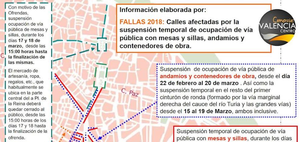 Toda la información fallera, en tres mapas