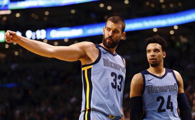 Un 'doble-doble' de Marc Gasol no salva a los Grizzlies