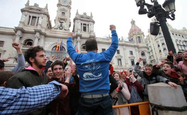 Así ha sido el disparo de Pirotecnia del Mediterráneo