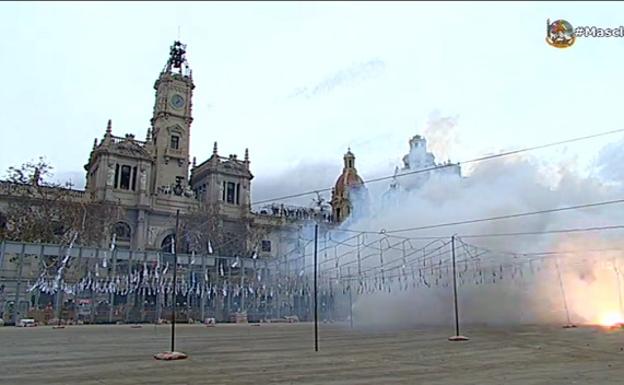 Así ha sido la mascletà de hoy: Nadal-Martí conquista Valencia