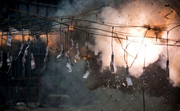 Un balcón municipal de altura para una mascletà clásica