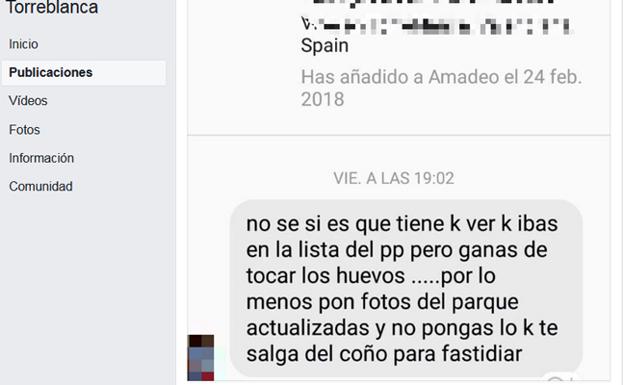 Exigen el cese de un concejal por responder a una crítica: «No pongas lo que te salga del coño»