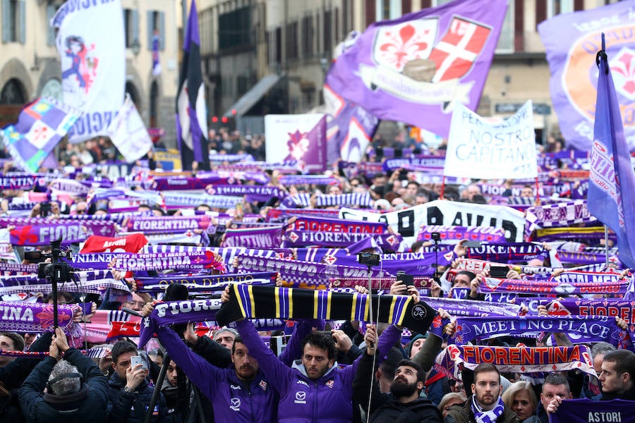 Florencia y el mundo del fútbol dan su último adiós a Davide Astori