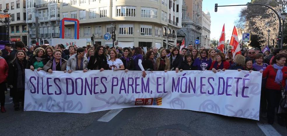 Las valencianas salen a la calle