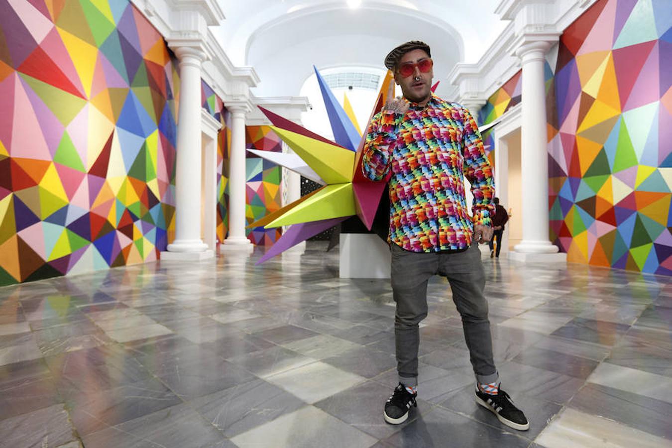 Fotos de la exposición de Okuda en el Centro El Carmen