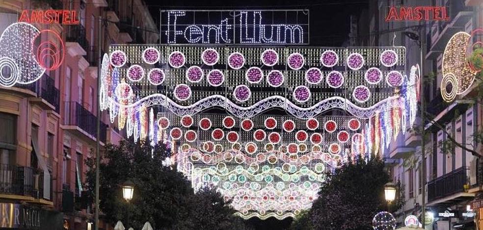 Cuba-Puerto Rico gana el premio a la calle mejor iluminada de las Fallas 2018