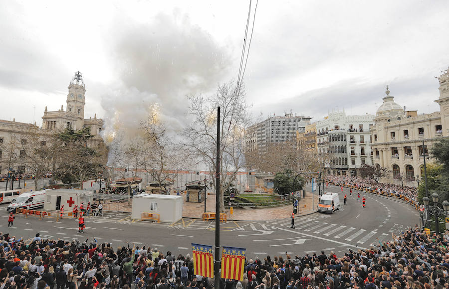 Mascletà del 14 de marzo en las Fallas 2018 a cargo de Pirotecnia Zarzoso